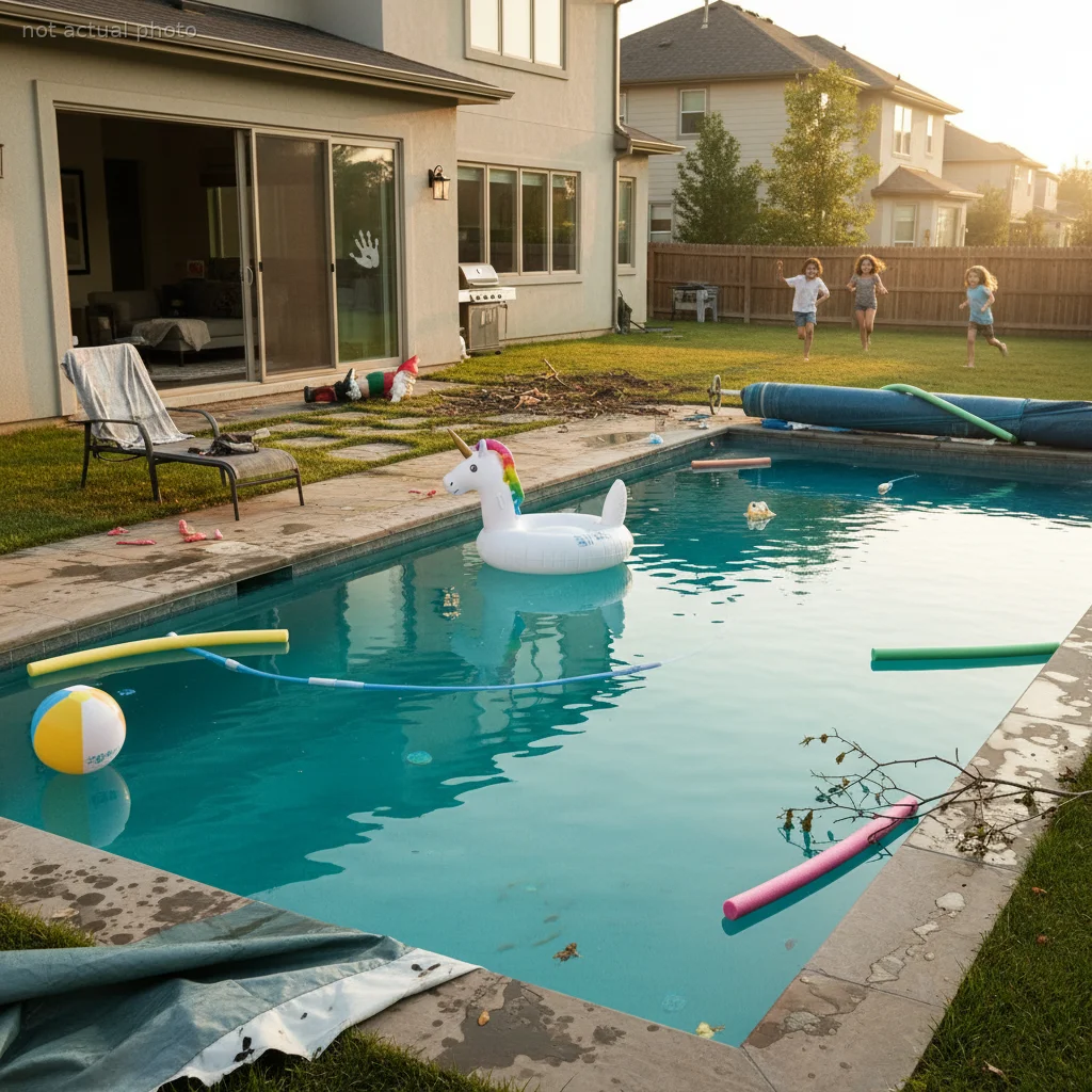 This Single Guy Banned His Brother's Kids From His Pool, So They Broke In While He Was at Work