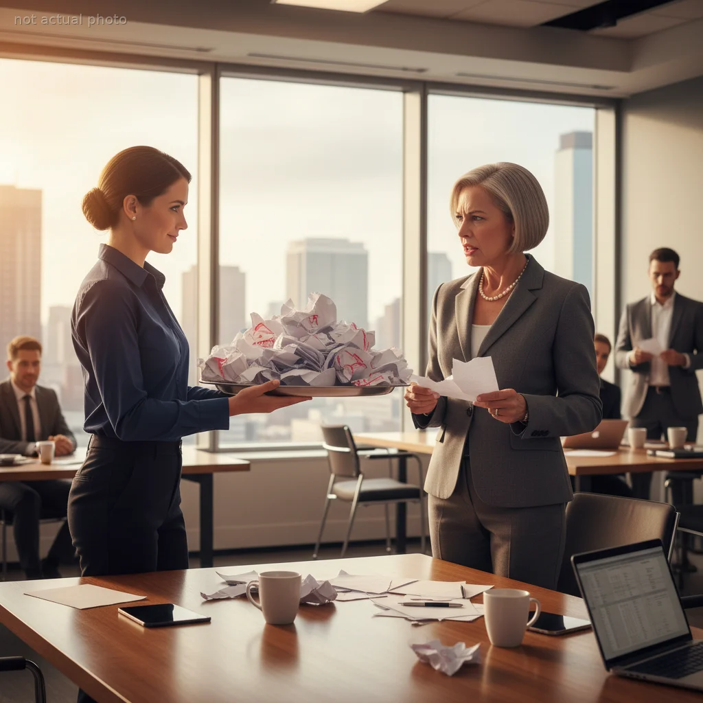 Fed-Up Employee Feeds Micromanaging Boss Her Own Old Reports, Watches Her Rip Them Apart