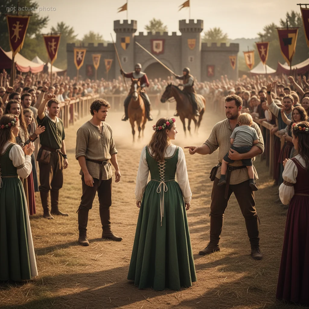 Woman Leaves Boyfriend Behind After He Sides With a Stranger Over Cheering at a Renaissance Fair