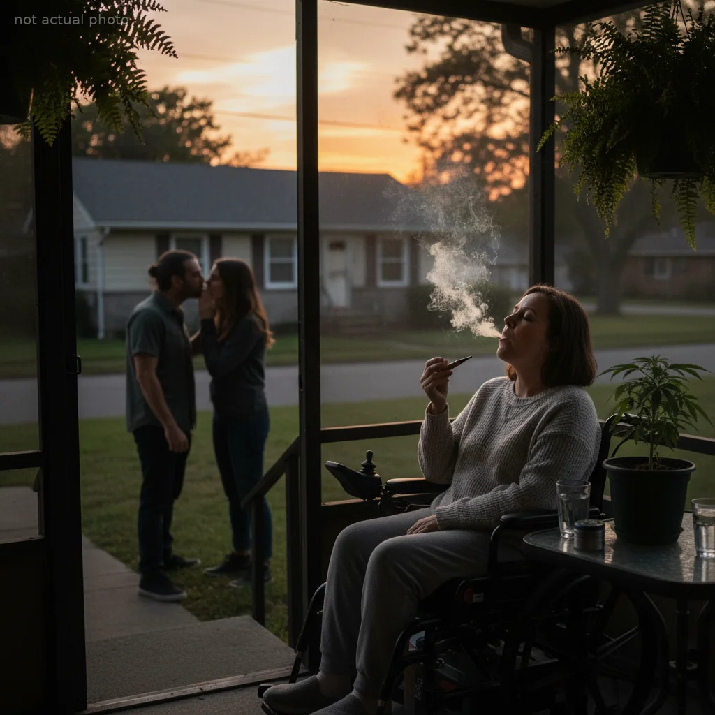 Disabled Homeowner Smokes Medical Weed on Her Porch, Now Her Neighbors Are Plotting a Confrontation