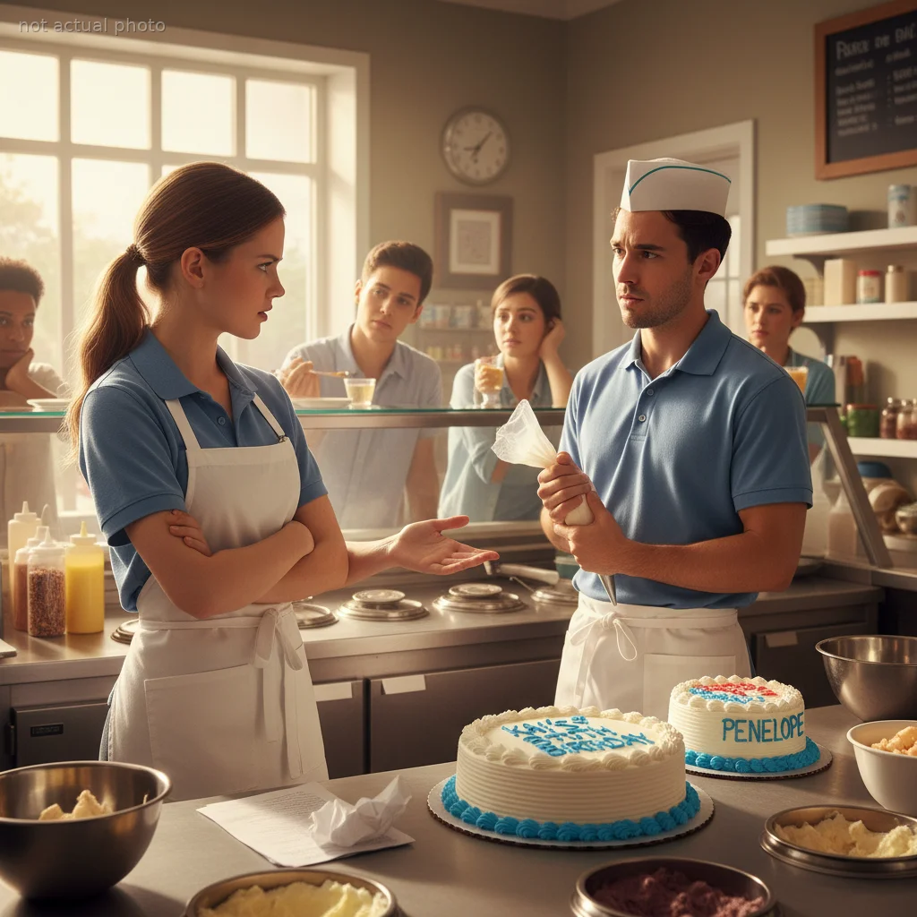 Woman Scolds Coworker Over 'Inappropriate' Joke About Kid's Birthday Cake Name, Sparking Workplace Tension