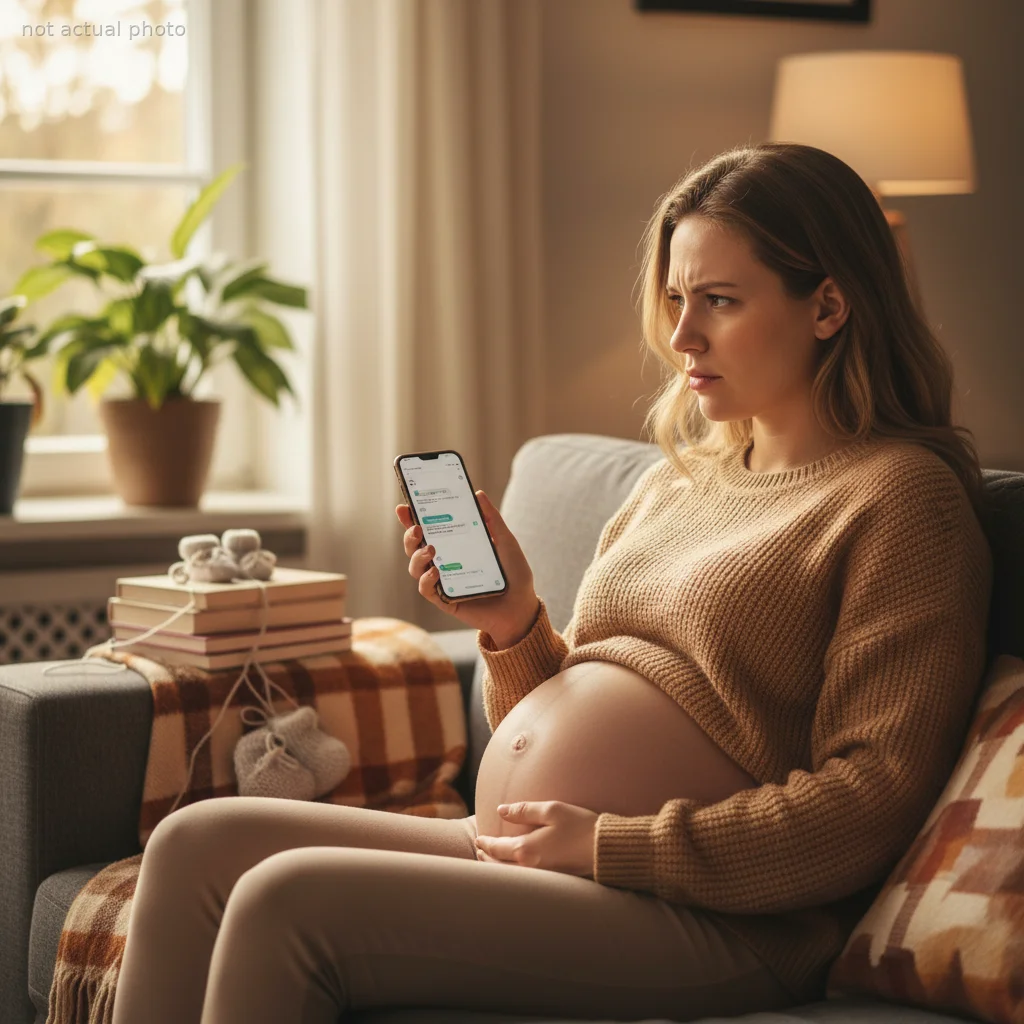 Woman Refuses to 'Confess' Her Pregnancy to a Friend After He Demands the Truth