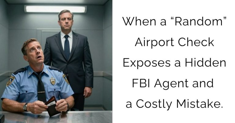 When a “Random” Airport Check Exposes a Hidden FBI Agent and a Costly Mistake.