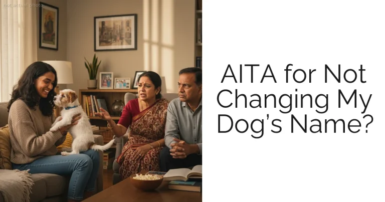 AITA for Not Changing My Dog’s Name?