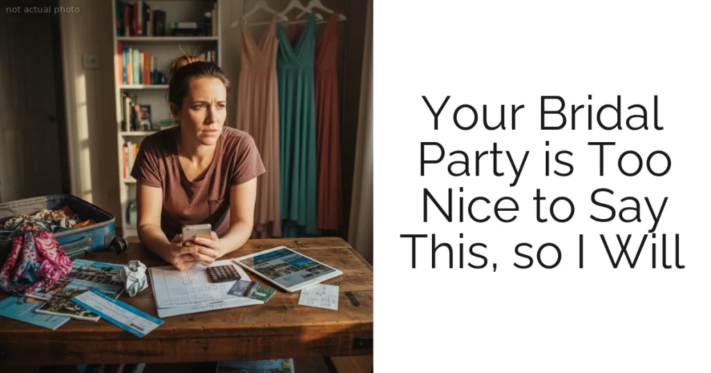 Your Bridal Party is Too Nice to Say This, so I Will