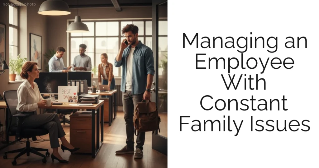 Managing an Employee With Constant Family Issues