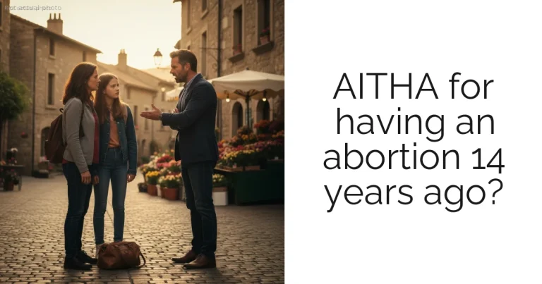 AITHA for having an abortion 14 years ago?
