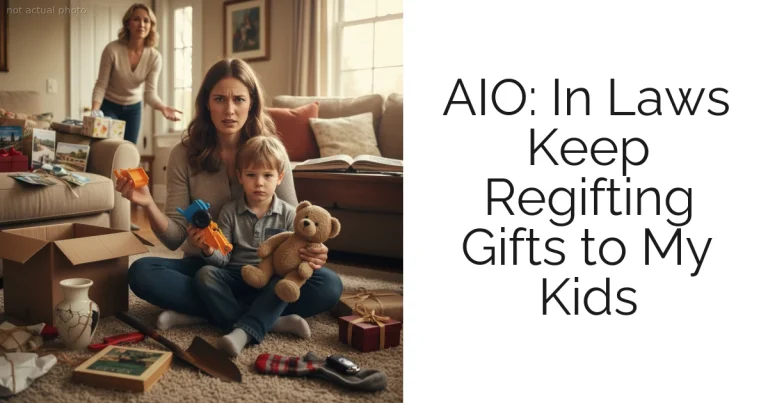 AIO: In Laws Keep Regifting Gifts to My Kids