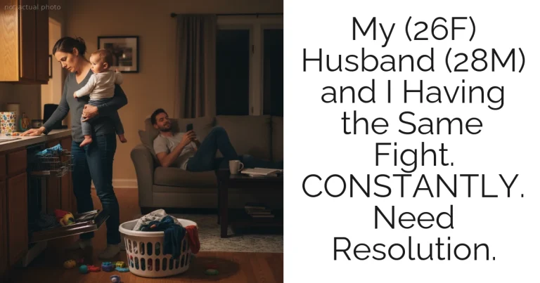 My (26F) Husband (28M) and I Having the Same Fight. CONSTANTLY. Need Resolution.
