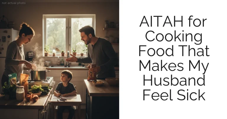 AITAH for Cooking Food That Makes My Husband Feel Sick
