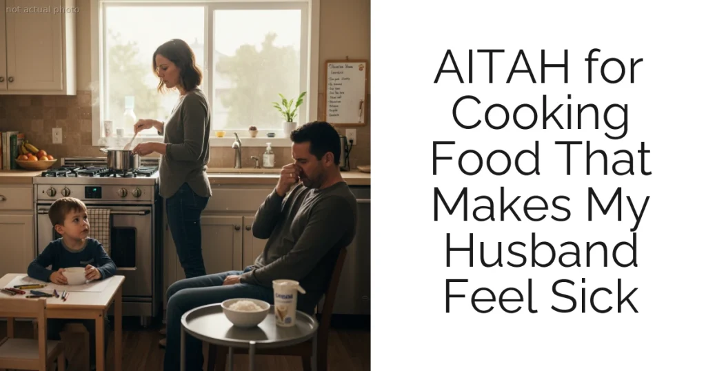 AITAH for Cooking Food That Makes My Husband Feel Sick