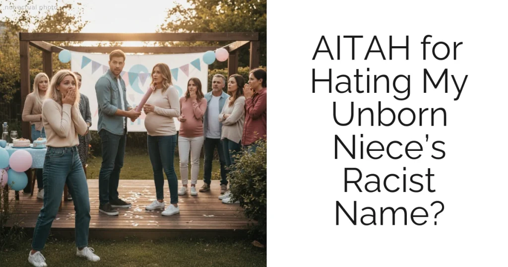 AITAH for Hating My Unborn Niece’s Racist Name?