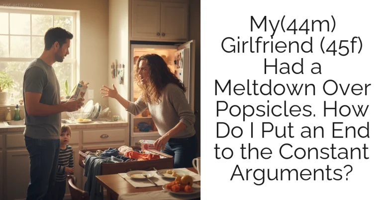 My(44m) Girlfriend (45f) Had a Meltdown Over Popsicles. How Do I Put an End to the Constant Arguments?
