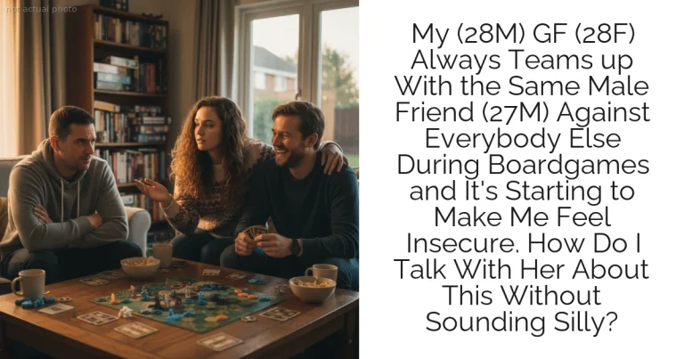 My (28M) GF (28F) Always Teams up With the Same Male Friend (27M) Against Everybody Else During Boardgames and It's Starting to Make Me Feel Insecure. How Do I Talk With Her About This Without Sounding Silly?