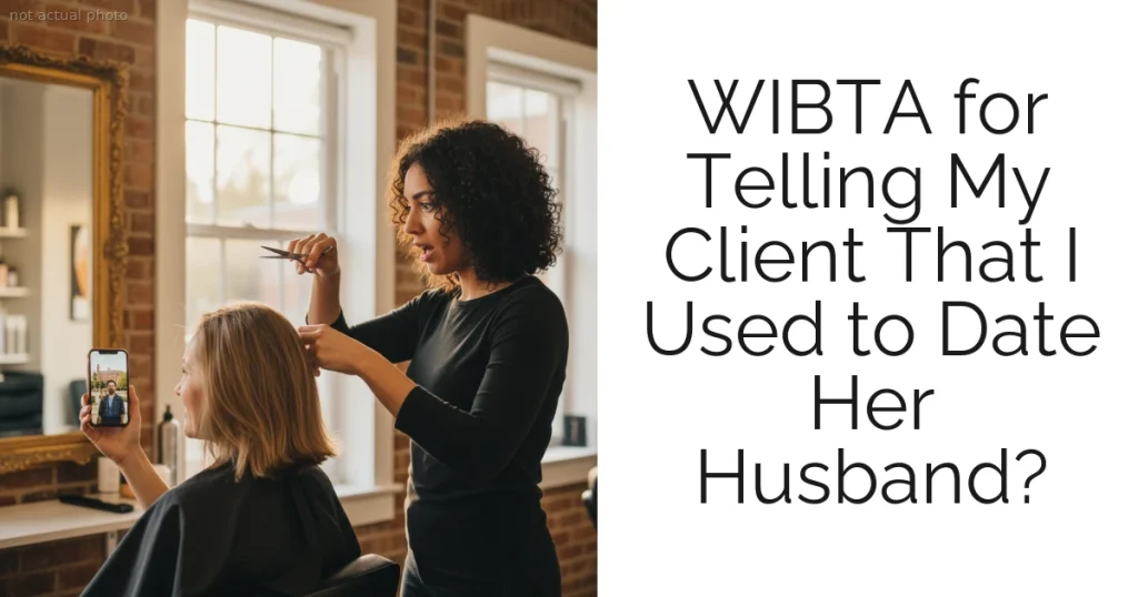 WIBTA for Telling My Client That I Used to Date Her Husband?