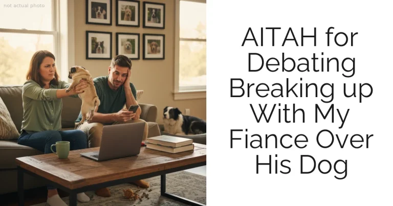 AITAH for Debating Breaking up With My Fiance Over His Dog