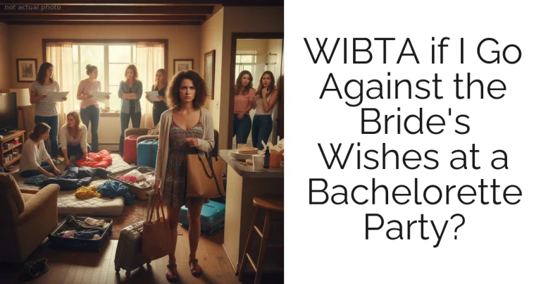 WIBTA if I Go Against the Bride's Wishes at a Bachelorette Party?