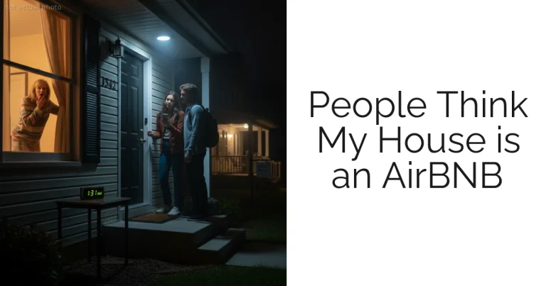 People Think My House is an AirBNB