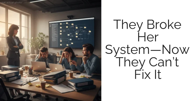 They Broke Her System—Now They Can’t Fix It