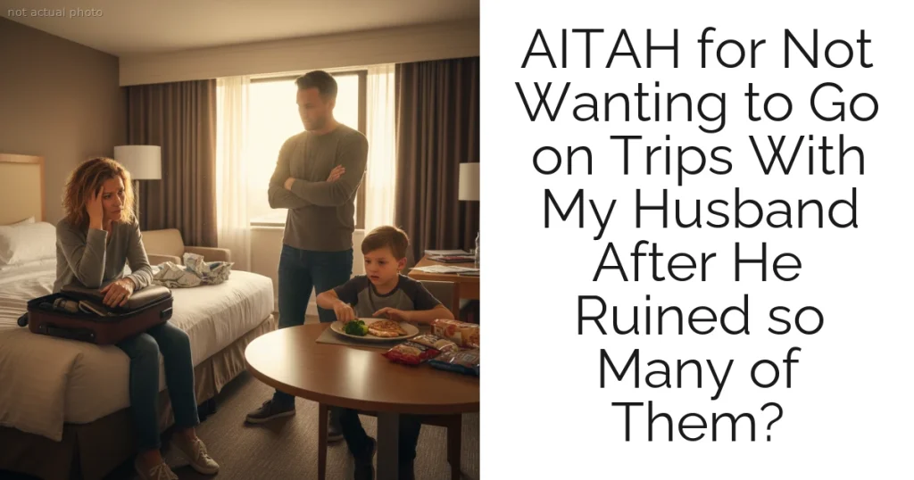 AITAH for Not Wanting to Go on Trips With My Husband After He Ruined so Many of Them?