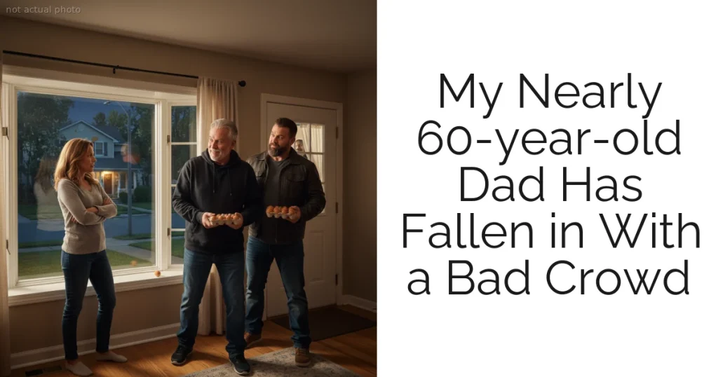 My Nearly 60-year-old Dad Has Fallen in With a Bad Crowd