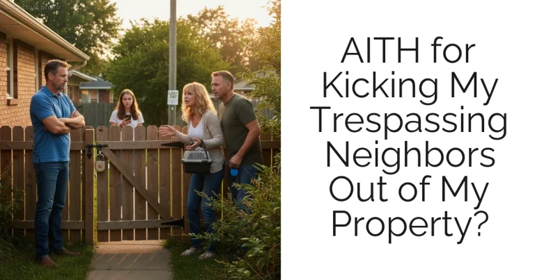 AITH for Kicking My Trespassing Neighbors Out of My Property?