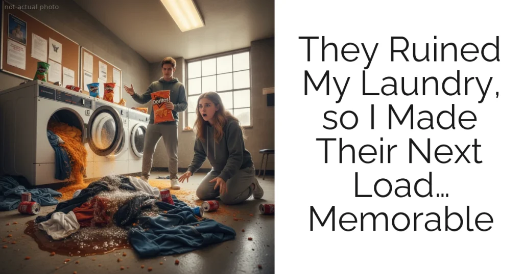 They Ruined My Laundry, so I Made Their Next Load… Memorable