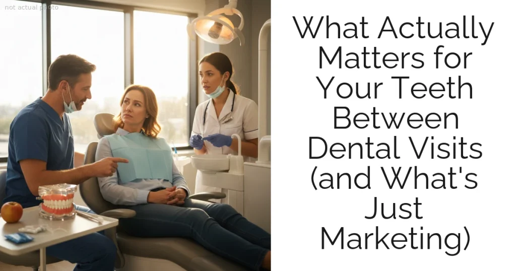 What Actually Matters for Your Teeth Between Dental Visits (and What's Just Marketing)