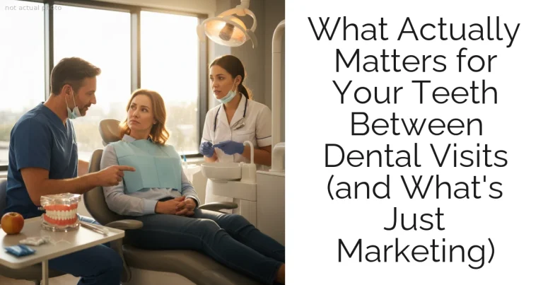 What Actually Matters for Your Teeth Between Dental Visits (and What's Just Marketing)