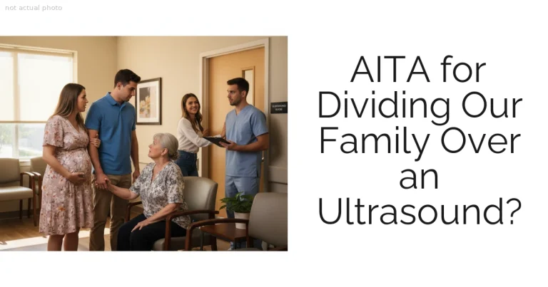 AITA for Dividing Our Family Over an Ultrasound?