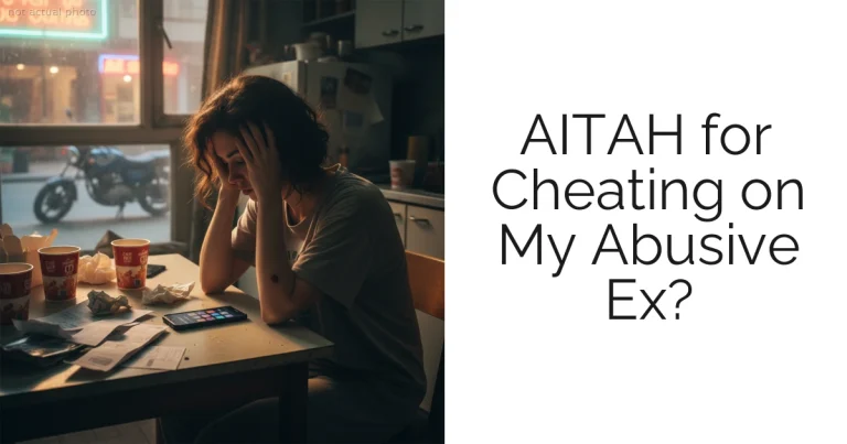 AITAH for Cheating on My Abusive Ex?