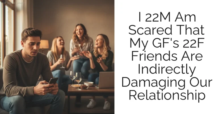 I 22M Am Scared That My GF's 22F Friends Are Indirectly Damaging Our Relationship