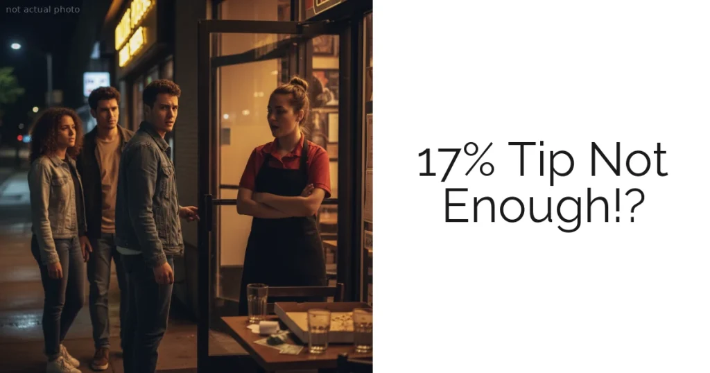 17% Tip Not Enough!?