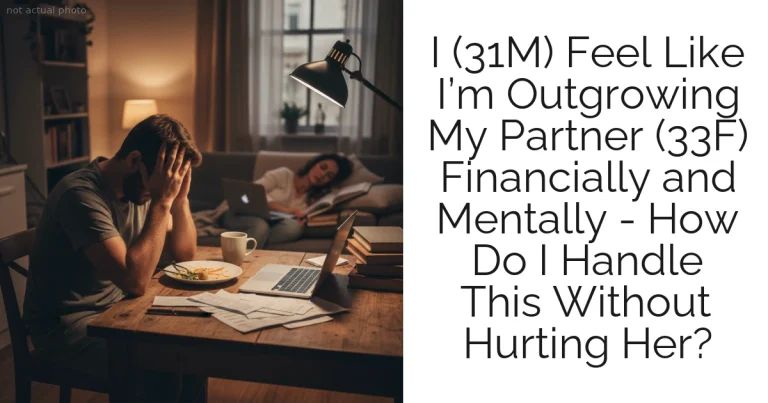 I (31M) Feel Like I’m Outgrowing My Partner (33F) Financially and Mentally - How Do I Handle This Without Hurting Her?