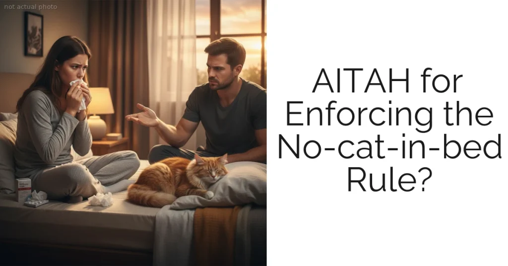 AITAH for Enforcing the No-cat-in-bed Rule?