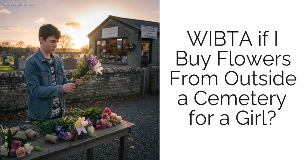 WIBTA if I Buy Flowers From Outside a Cemetery for a Girl?