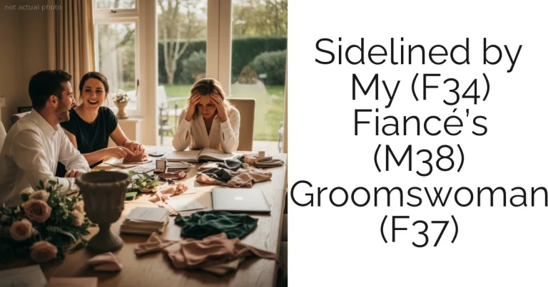 Sidelined by My (F34) Fiancé’s (M38) Groomswoman (F37)
