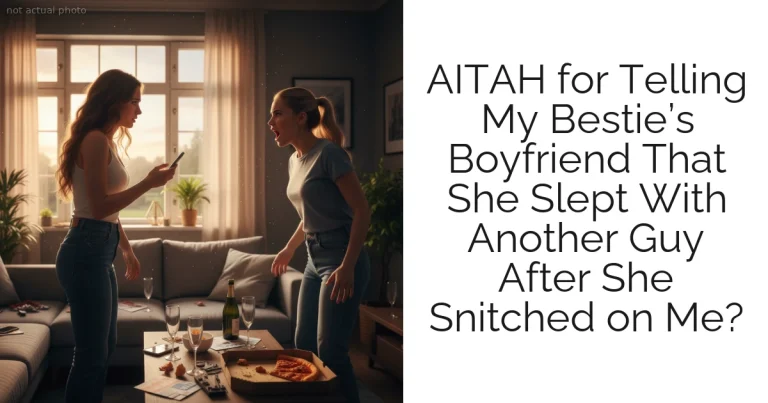 AITAH for Telling My Bestie’s Boyfriend That She Slept With Another Guy After She Snitched on Me?