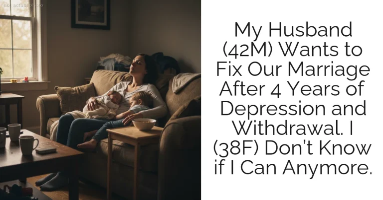 My Husband (42M) Wants to Fix Our Marriage After 4 Years of Depression and Withdrawal. I (38F) Don’t Know if I Can Anymore.