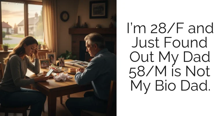 I’m 28/F and Just Found Out My Dad 58/M is Not My Bio Dad.