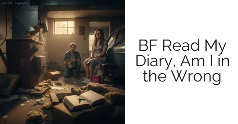 BF Read My Diary, Am I in the Wrong