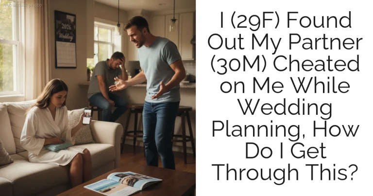 I (29F) Found Out My Partner (30M) Cheated on Me While Wedding Planning, How Do I Get Through This?
