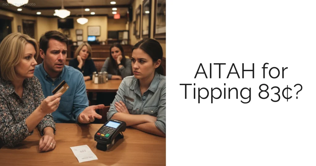 AITAH for Tipping 83¢?