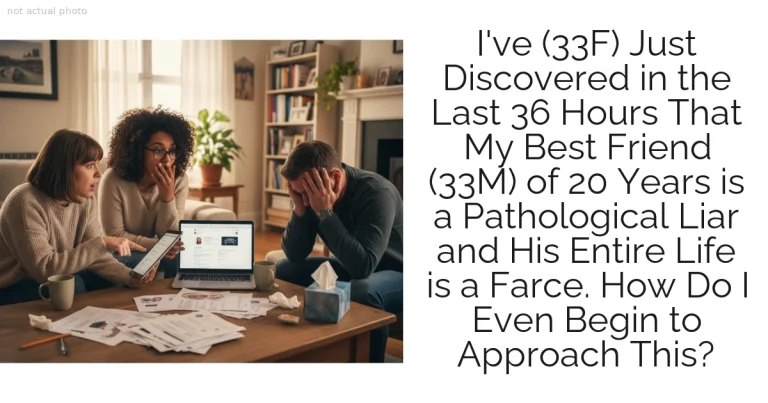 I've (33F) Just Discovered in the Last 36 Hours That My Best Friend (33M) of 20 Years is a Pathological Liar and His Entire Life is a Farce. How Do I Even Begin to Approach This?