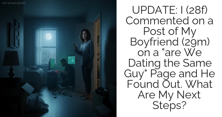 UPDATE: I (28f) Commented on a Post of My Boyfriend (29m) on a "are We Dating the Same Guy" Page and He Found Out. What Are My Next Steps?