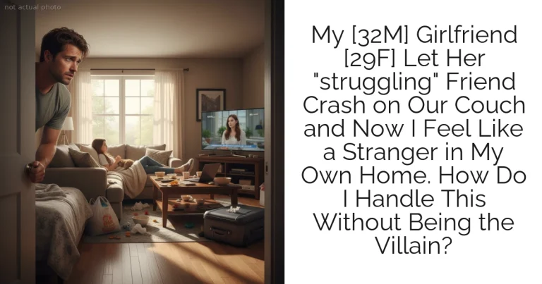 My [32M] Girlfriend [29F] Let Her "struggling" Friend Crash on Our Couch and Now I Feel Like a Stranger in My Own Home. How Do I Handle This Without Being the Villain?