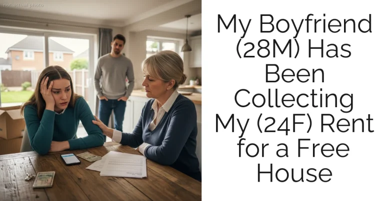 My Boyfriend (28M) Has Been Collecting My (24F) Rent for a Free House