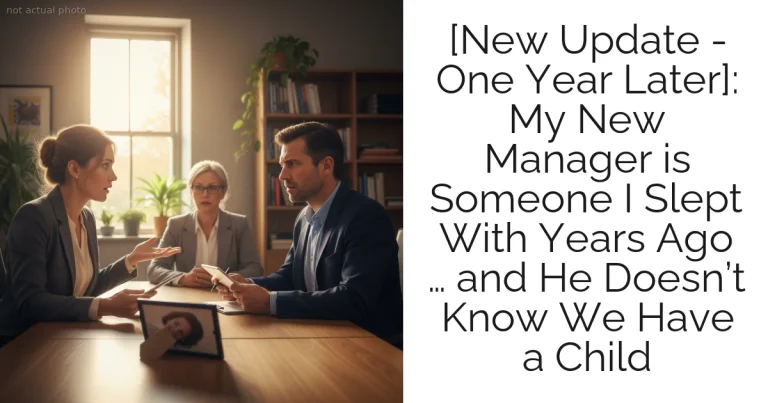 [New Update - One Year Later]: My New Manager is Someone I Slept With Years Ago … and He Doesn’t Know We Have a Child