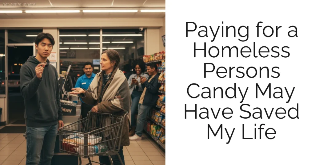 Paying for a Homeless Persons Candy May Have Saved My Life