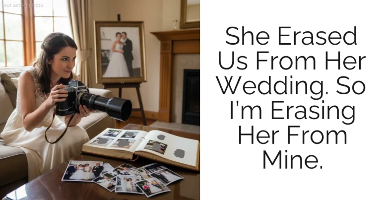 She Erased Us From Her Wedding. So I’m Erasing Her From Mine.